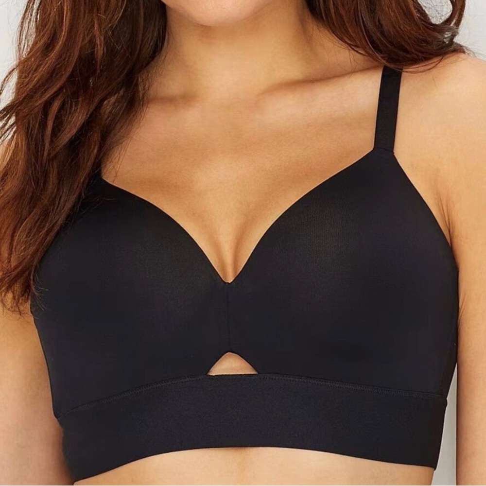 Black Seamless Bra